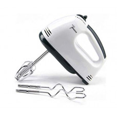 Deals, Discounts & Offers on  - BMS Lifestyle Electric Hand Mixer with Stainless Steel Attachments, 7 -Speed, Includes; Beaters, Dough Hooks (White)