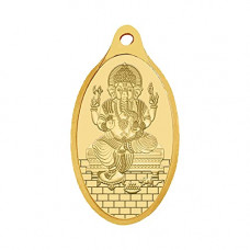 Deals, Discounts & Offers on Women - [Citi Bank Card User] WHP Jewellers 24kt (999) 2.5 gram Lord ganesh Yellow Gold ganesh Pendant