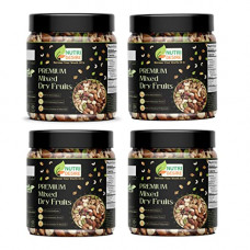Deals, Discounts & Offers on  - Nutri Desire Mix Dry Fruits Mix Dry Fruits and Nuts 1 Kg Pack of 4 of 250 gm [Almonds, Pistachios, Cashew, Kishmish, Apricot, Black Raisins] Healthy Dry Fruits & Nuts [Jar Pack]