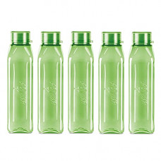 Deals, Discounts & Offers on  - Milton Prime 1000 Pet Water Bottle, Set of 5, 1 Litre Each, Green | BPA Free | 100% Leak Proof | Office Bottle | Gym Bottle | Home | Kitchen | Travel Bottle | Hiking | Treking Bottle