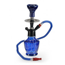 Deals, Discounts & Offers on  - Basement Bazaar Mahi Glass Hookah (24.8 cm, Blue)