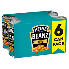 Deals, Discounts & Offers on  - HEINZ Beanz in Tomato Sauce, Baked, 415 g, Pack of 6