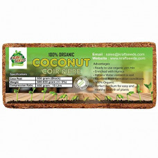 Deals, Discounts & Offers on Gardening Tools - Kraft Seeds! Premium Coconut Coir Pith COCOPEAT 650Grams brick/block, Organic Use Expands upto 10 Litres of COCO PEAT Powder Home Garden Manure