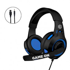 Deals, Discounts & Offers on Headphones - Nu Republic Dread EVO- Gaming Earphones with Flexible Extended Microphone,Red LED Light,50mm Neodymium Drivers,HD Sound, Volume Controls