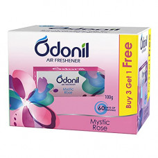 Deals, Discounts & Offers on  - Odonil Bathroom Air Freshener Blocks 100g - Buy 3 Get 1 Free| Mixed Fragrance | With Odour Buster Technology