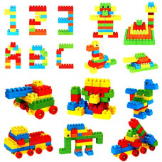 Deals, Discounts & Offers on  - Zomaark Building Blocks Puzzles Games Bricks Toys Sets with Wheel Educational Toys for Kids and Children