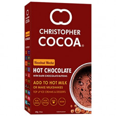 Deals, Discounts & Offers on  - Christopher Cocoa Hazelnut Mocha Hot Drinking Chocolate Powder with Dark Chocolate Buttons 200g