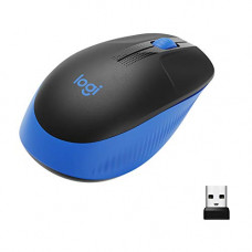 Deals, Discounts & Offers on  - Logitech M190 Wireless Mouse ,Full Size Ambidextrous Curve Design, 18-Month Battery with Power Saving Mode, USB Receiver, Precise Cursor Control + Scrolling, Wide Scroll Wheel, Scooped Buttons -Blue