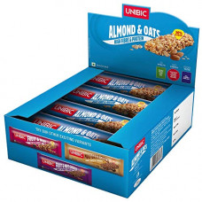 Deals, Discounts & Offers on  - Unibic Snack Bar Almond & Oats, 12 x 30 g