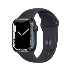 Deals, Discounts & Offers on Mobile Accessories - Apple Watch Series7 (GPS + Cellular, 41mm) - Midnight Aluminium Case with Midnight Sport Band - Regular