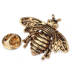 Deals, Discounts & Offers on Women - PANJATAN Wild Wool Carder Bee Golden Non-Precious Metal Stud Pin Brooch