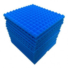 Deals, Discounts & Offers on  - Pyramid Acoustic High Density Soundproofing Studio Noise, Echo Reduction and Absorption Panels (1x1 FT set of 9 Pieces_Blue)
