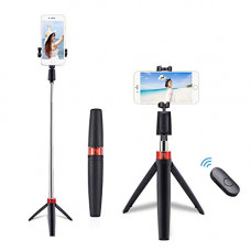 Deals, Discounts & Offers on Accessories - Photron Mobile Stedy 500 Tripod with Smart-Phone Holder |Travelling | Maximum Operating Height: 710mm(2.3Feet) | Weight Load Capacity: 300g, Bluetooth Controller Included