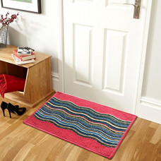 Deals, Discounts & Offers on  - Status Nylon Door Mats in Kitchen Home Bedside Living Office Restaurant Entrance Area Anti Slip Floor Mat (15x23inch) (Red)