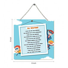 Deals, Discounts & Offers on  - Paper Plane Design Gift Sister Home Door Hanging Decoration Stylish Sign Items Board Plates - Inspirational Quotes Door Signs