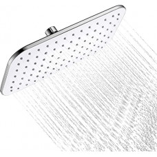 Deals, Discounts & Offers on Home Improvement - Gesto Chrome Finish Square Shape ABS 5 Inches Overhead Shower For Bathroom Without Arm
