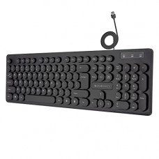 Deals, Discounts & Offers on  - ZEBRONICS ZEB-K24 with 104 Keys Standard Wired Key Board with Rupee Key (Black)