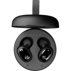 Deals, Discounts & Offers on Headphones - Zebronics Zeb-Sound Bomb 1 TWS Earbuds with BT5.0, Up to 12H Playback, Touch Controls, Voice Assistant, Splash Proof with Type C Portable Charging Case (Black)