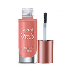 Deals, Discounts & Offers on Beauty Care - Lakm 9To5 Primer + Gloss Nail Colour, Peach Blossom, 6 ml