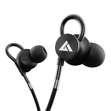 Deals, Discounts & Offers on Headphones - Boult Audio BassBuds Loop in-Ear Wired Earphones with 12mm Powerful Driver For Extra Bass with Customizable Ear Loop & Mic (Black)