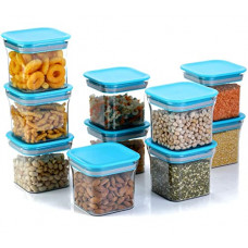 Deals, Discounts & Offers on  - Yellowood Kitkat Plastic Storage Kitchen Container Set, Airtight 600ml (Multi, 6 PCS)