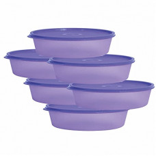 Deals, Discounts & Offers on  - Wonder Plastic Prime Super Fresh 450 Container Set, 6 Pcs Container 450 ml, Violet Color, Made In India, KBS02111