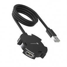 Deals, Discounts & Offers on  - Portronics Mport 4C USB 2.0 Hub with 4USB Ports, 1.2M Cable Length, Plug & Play(Black)