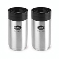 Deals, Discounts & Offers on  - Cello Modustack Stainless Steel Container- 1000 ml, 2 Pieces, Silver