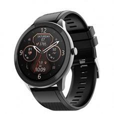 Deals, Discounts & Offers on Mobile Accessories - TAGG Kronos Lite 1.3'' Round Smartwatch with Crystal HD Display & Metal Body | Live WatchFaces | 60+ Sports Modes, 7 Days Battery, Waterproof | Games & Calculator || Midnight Black