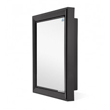 Deals, Discounts & Offers on Furniture - Nilkamal Gem with Mirror Plastic Cabinet Black , 1 Door