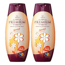 Deals, Discounts & Offers on Beauty Care - Park Avenue Premium Talc, Sandal, 300g (Buy 1 Get 1 Free)