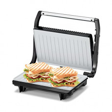 Deals, Discounts & Offers on  - KENT 16025 Sandwich Grill 700W | Non-Toxic Ceramic Coating | Automatic Temperature Cut-off with LED Indicator | Adjustable Height Control, Metallic Silver, Standard