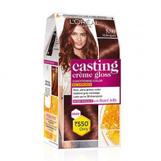 Deals, Discounts & Offers on Beauty Care - L'Oreal Paris Casting Creme Gloss Hair Color, Mahogany 550, 87.5g+72ml