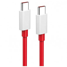 Deals, Discounts & Offers on Mobile Accessories - T3S C to C Data Cable Compatible with OnePlus 9 Pro 8T Fast Charging Cable 6.5A Warp Charge USB C to USB C Cable, 1 mtr Super Fast Charging Cord Compatible with Pro 13/16 Air 4 Note 20 S20 FE 5G