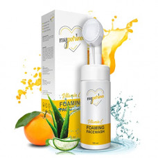 Deals, Discounts & Offers on Beauty Care - MYPARINA Vitamin C Foaming Facewash with Built-In Silicon Face Brush 150 ml, Pack of 1