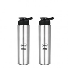 Deals, Discounts & Offers on  - Pigeon Stainless Steel Inox Hydra 750 Drinking Water Bottle 700 ml Pack of 2 Combo - Silver