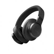 Deals, Discounts & Offers on Headphones - JBL Live 660NC, Smart Adaptive Noise Cancellation Headphones with Mic, Over Ear Headphone, up to 50 Hours Playtime with Quick Charge, JBL Signature Sound, Auto Play & Pause, Dual Pairing & AUX (Black)