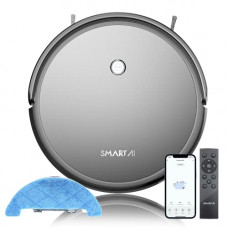 Deals, Discounts & Offers on  - SmartAI Robotic Vacuum Cleaner, 2600pa Strong Suction, Large Dustbin (510ml )+Smart Water Tank (350mL), 3 inch Ultra-thin/120 min Long Standby/55db Super Quiet