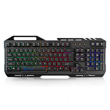 Deals and Offers on - Amigo Nedis RGB Illumination Keyboard | Backlit Metal Wired Keyboard| with USB 2.0 | US International Layout (Black) Deals, Discounts & Offers on - Amigo Nedis RGB Illumination Keyboard | Backlit Metal Wired Keyboard| with USB 2.0 | US International Layout (Black)