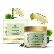 Deals, Discounts & Offers on Beauty Care - GREENDORSE Skin-Superfood Brightening Detox Green Intense Repair Powder Mask, 100G, Detoxify And Clarify Skin, 100G