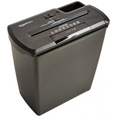 Deals, Discounts & Offers on  - AmazonBasics 8-Sheet Strip Cut Paper With CD and Credit Card Shredder With 12 Liter Waste Basket Capacity