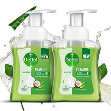 Deals, Discounts & Offers on Health & Personal Care - Dettol Foaming Handwash Pump - Aloe Coconut (Pack of 2-250ml each) | Rich Foam | Moisturizing Hand Wash | Soft on Hands