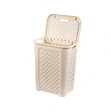 Deals, Discounts & Offers on  - Cello Classic Plastic Laundry Bag/Basket, 30 Litres, Ivory