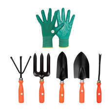Deals, Discounts & Offers on Gardening Tools - Kraft Seeds Gate Garden 5 Best Gardening Hand Tools Set with One Pair Hand Gloves