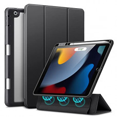 Deals, Discounts & Offers on  - ESR Hybrid Case Compatible with iPad 9th Generation 2021, 8th Generation 2020, 7th Generation 2019, 10.2 inch, Pencil Holder, Magnetic Detachable Cover, Trifold Stand, Rebound Series, Clear Black