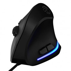 Deals, Discounts & Offers on  - Zebronics Cozy 6 Button Vertical Gaming Mouse with 3200 DPI max, 1.8m Braided Cable, Led Lights, high Resolution Sensor, Rubber Finish, Ergonomic Design and Plug Play Usage