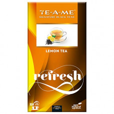 Deals, Discounts & Offers on  - TE-A-ME Refresh Lemon Black Tea, 25 Tea Bags | Premium Black Tea with Lemon Flavor