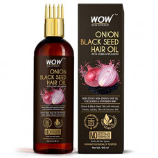 Deals, Discounts & Offers on Beauty Care - WOW Skin Science Onion Black Seed Hair Oil - WITH COMB APPLICATOR - Controls Hair Fall 100mL