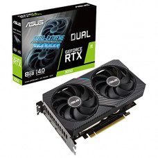 Deals, Discounts & Offers on  - ASUS Dual GeForce RTX 3050 8GB GDDR6 128-Bit Graphics Card with Two Powerful Axial-tech Fans
