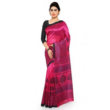 Deals, Discounts & Offers on Women - Vaamsi Printed Saree (MS1009_Pink_6.3 m length)